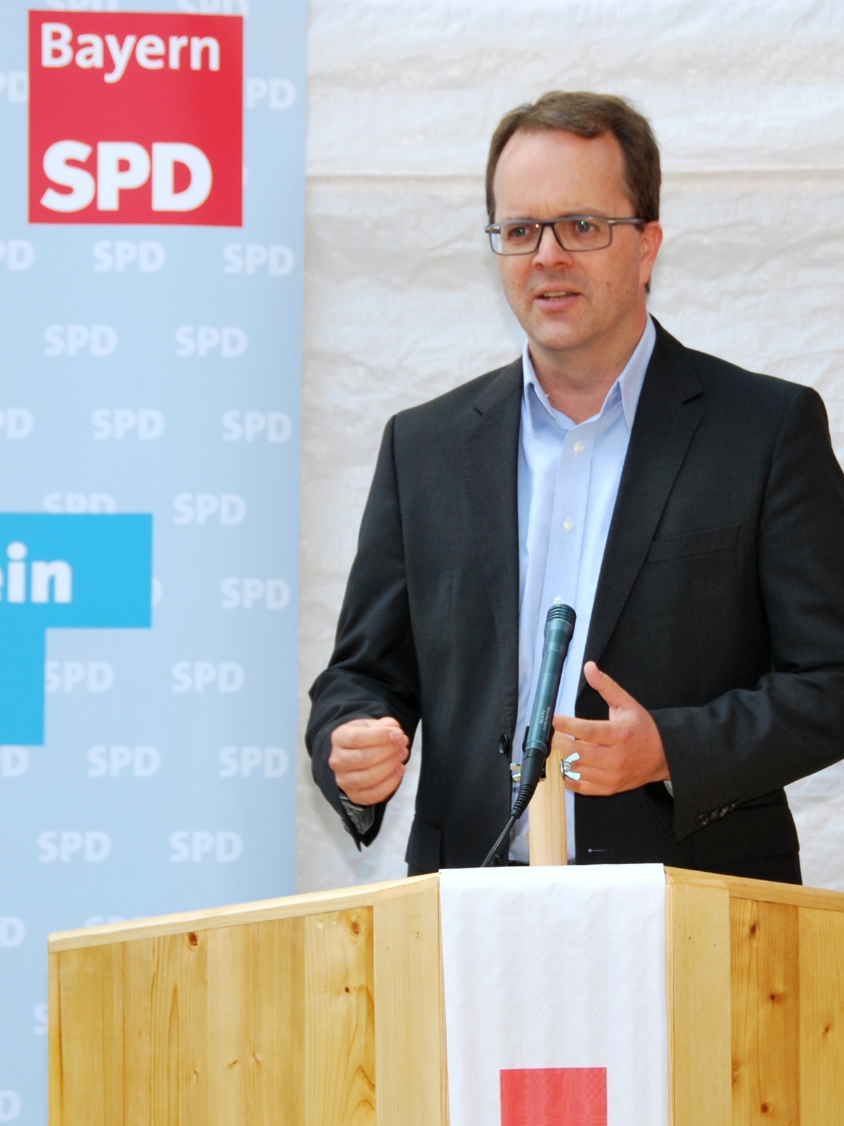 Markus Rinderspacher bei seiner Rede
